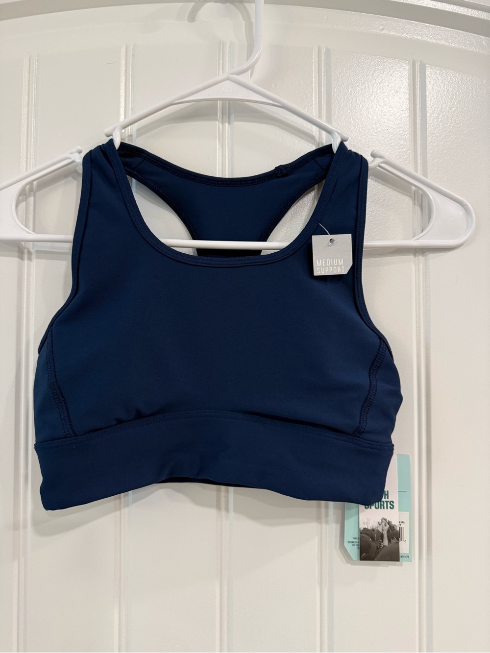 DSG Navy Medium Support Women's Sports Bra